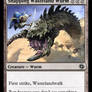 MTG FanCard - Snapping Wasteland Wurm