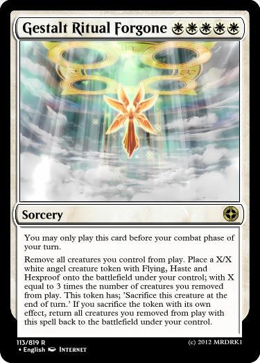 MTG FanCard - Gestalt Ritual Forgone by MRDRK1 on DeviantArt