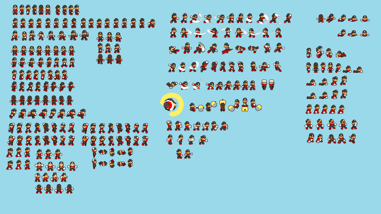 Galaxy Mario sprite sheet ultimate by chariosquad23 on DeviantArt