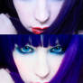 LadyStarDustxx Blue Hair  before and after