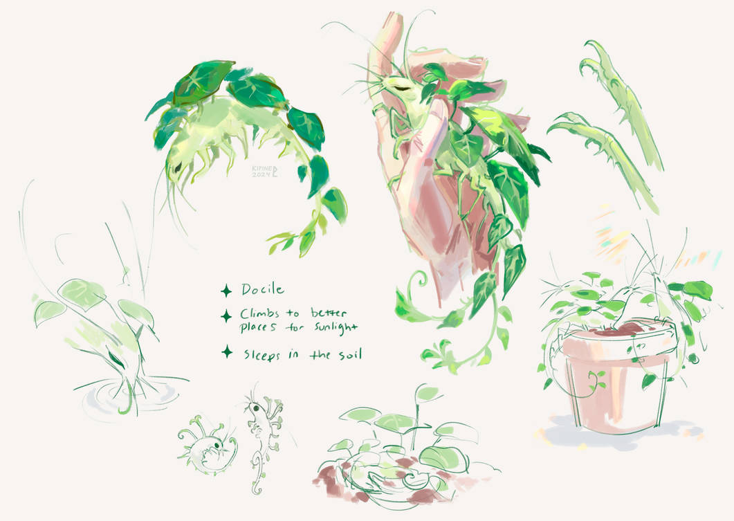 Plant Deviantart Little plant dweller by Kipine on DeviantArt