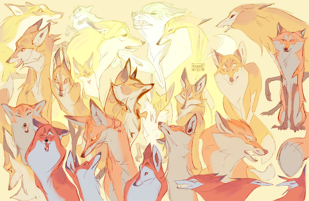 Deviantart Foxes Foxes by Kipine on DeviantArt
