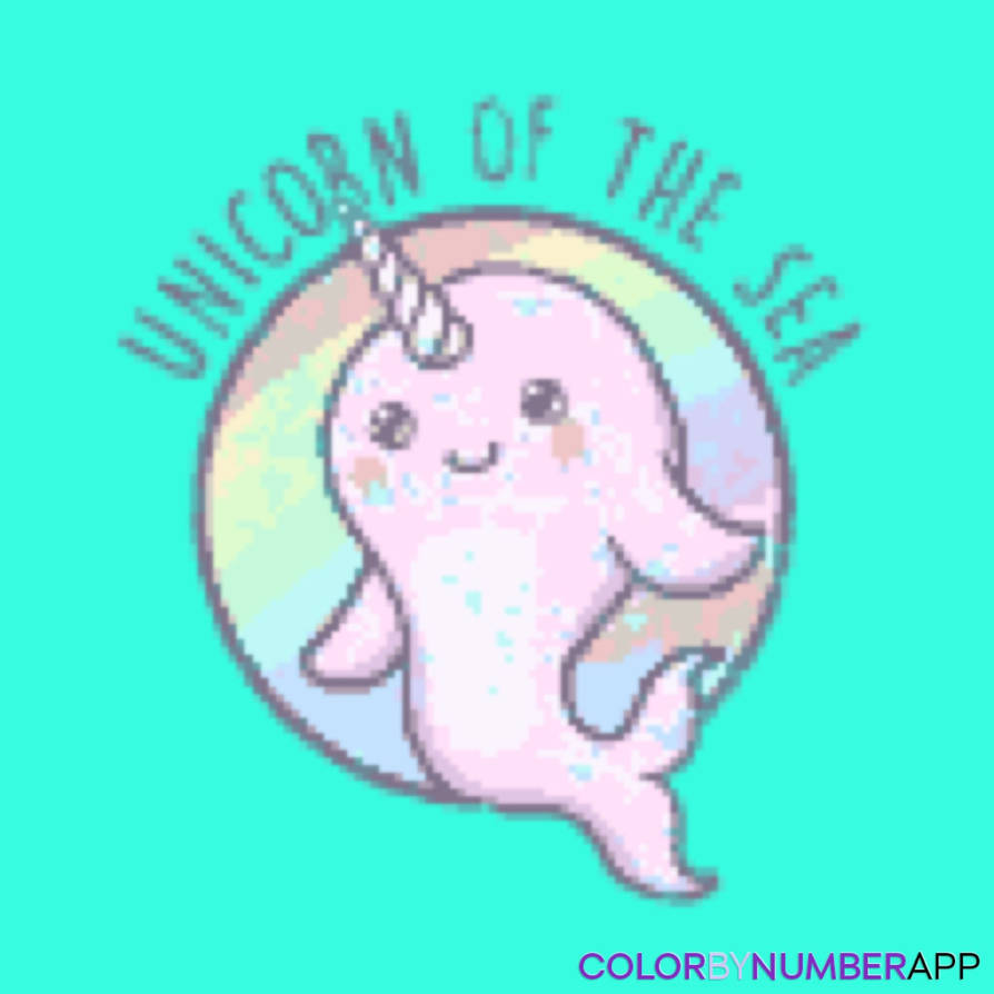 Narwhal Pixel Art by JennaW31 on DeviantArt