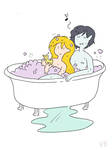 Bubble Bath by Blood-Thirsty-Bunny