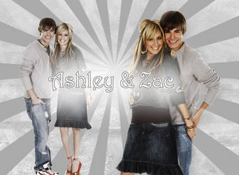 Ashley Tisdale and Zac Efron