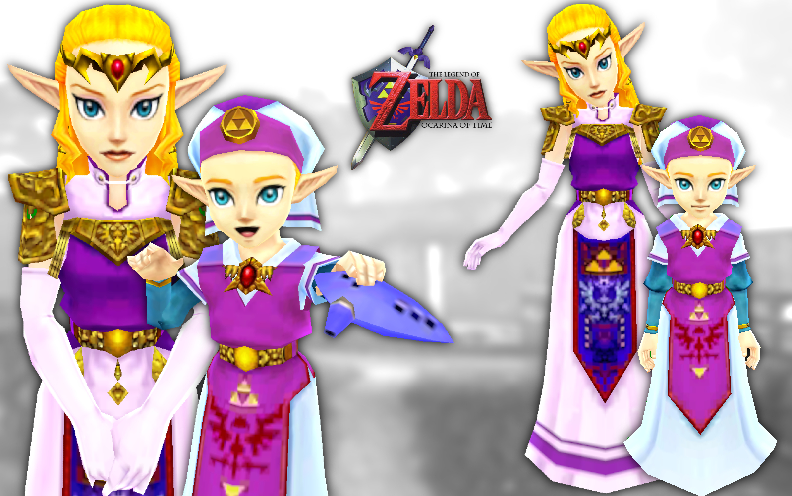 Zelda Model Zelda (Zelda: OoT) Models by DollieGold on DeviantArt