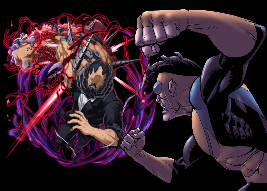 Invincible Fighting Panel Invincible fights All For One by DarkerEvening on DeviantArt