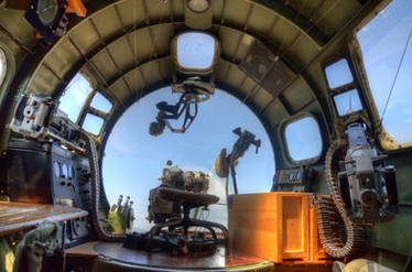 B17 Flying Fortress bombardier position