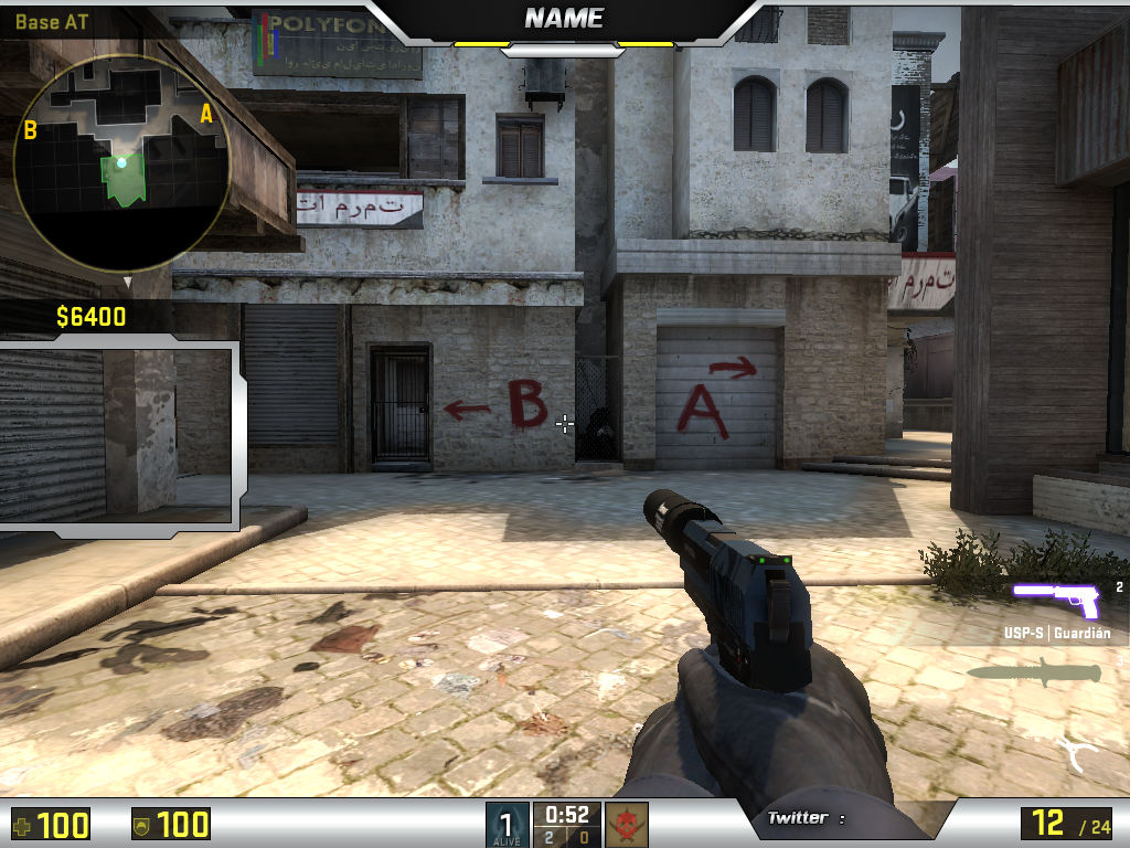CS GO - InGame Overlay 1 - 4:3 by KewpieGraphics on DeviantArt