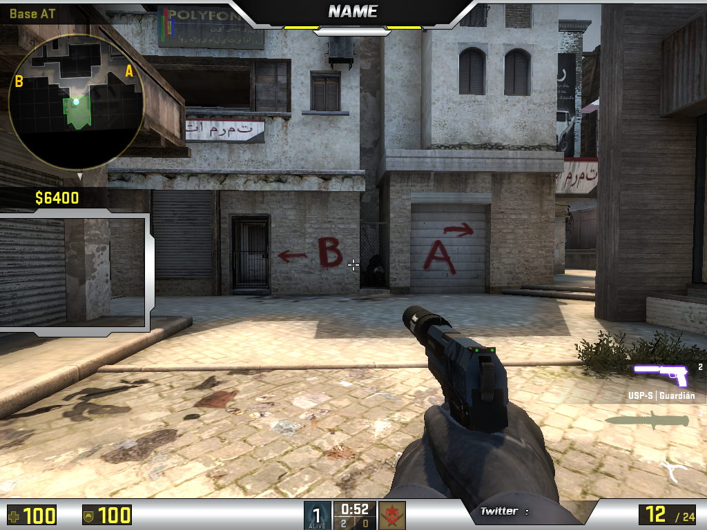 CS GO - InGame Overlay 1 - 4:3 by KewpieGraphics on DeviantArt