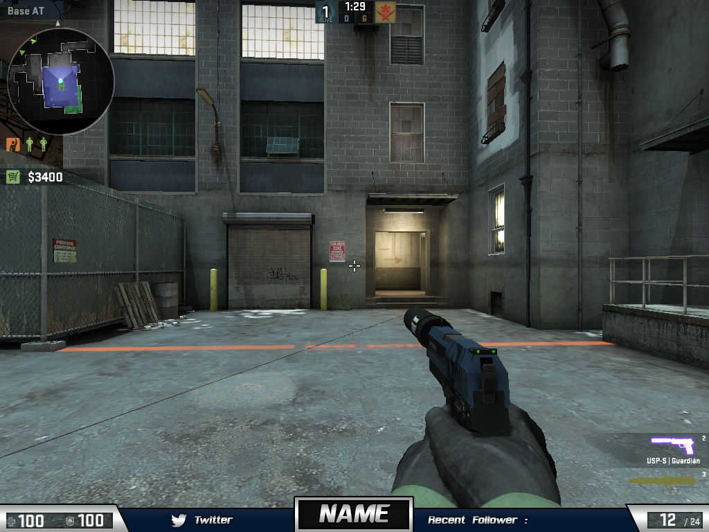 CS GO - InGame Overlay 2 - 4:3 by KewpieGraphics on DeviantArt