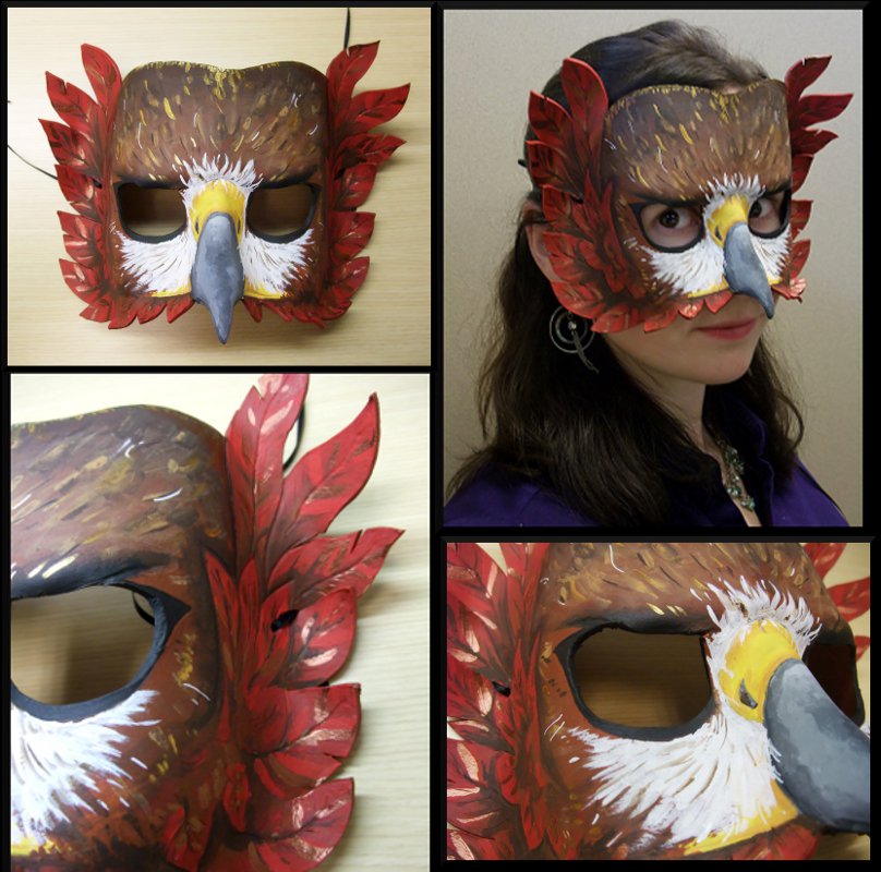 Red-Tailed Hawk Mask