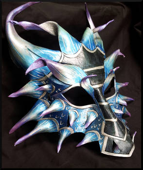 Ice Dragon Leather Mask Version 2