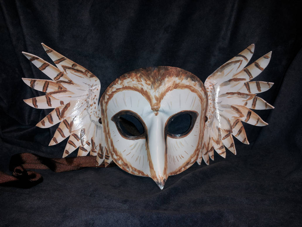 Handmade Leather Owl Mask by Jedi-With-Wings on DeviantArt