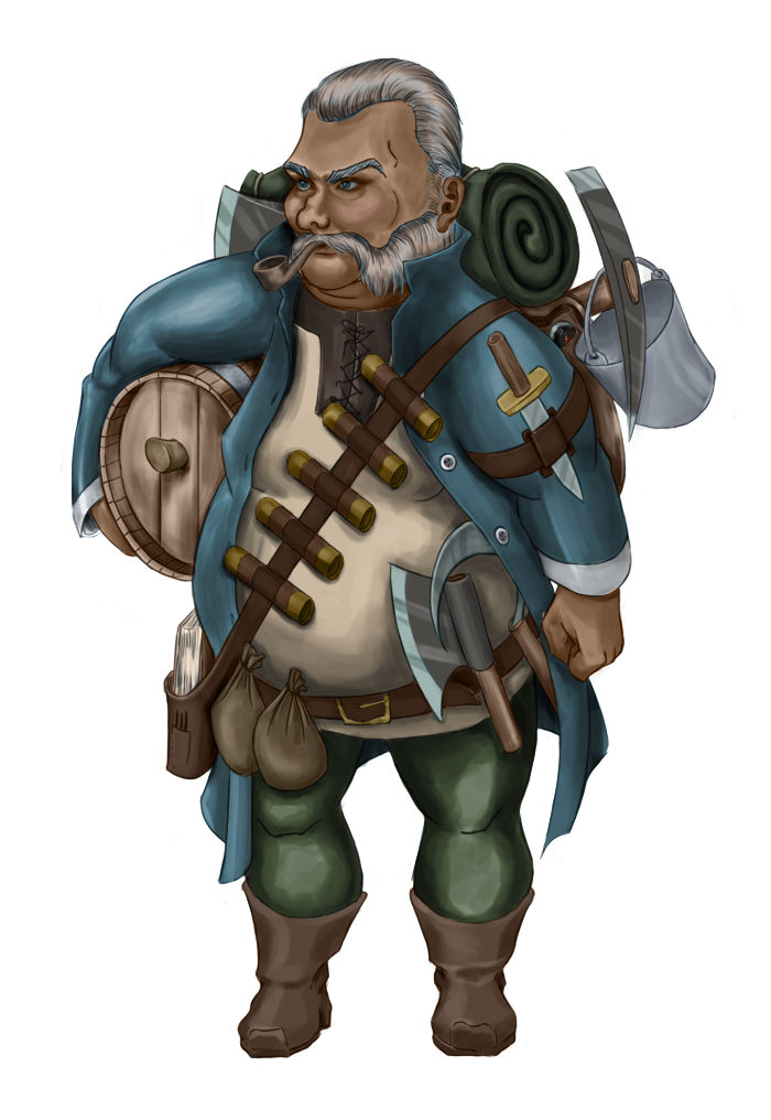 Dwarfen Explorer - coloured by RockinCherry on DeviantArt