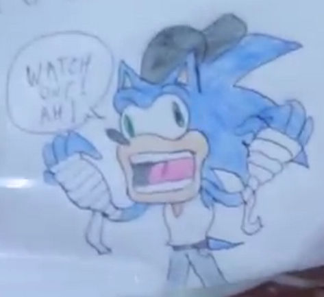 Very Old Drawing 16 - Bootleg Sooooonic by eltonproductions on DeviantArt