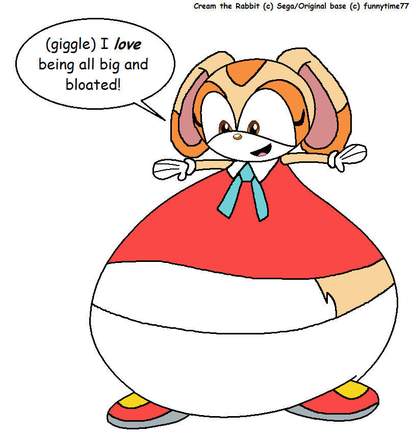 Cream the BLOATED Rabbit! by Pacster13 on DeviantArt.