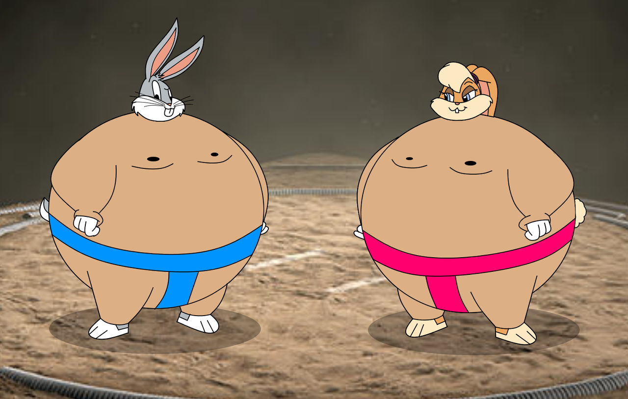 Sumo Bunnies by Pacster13 on DeviantArt