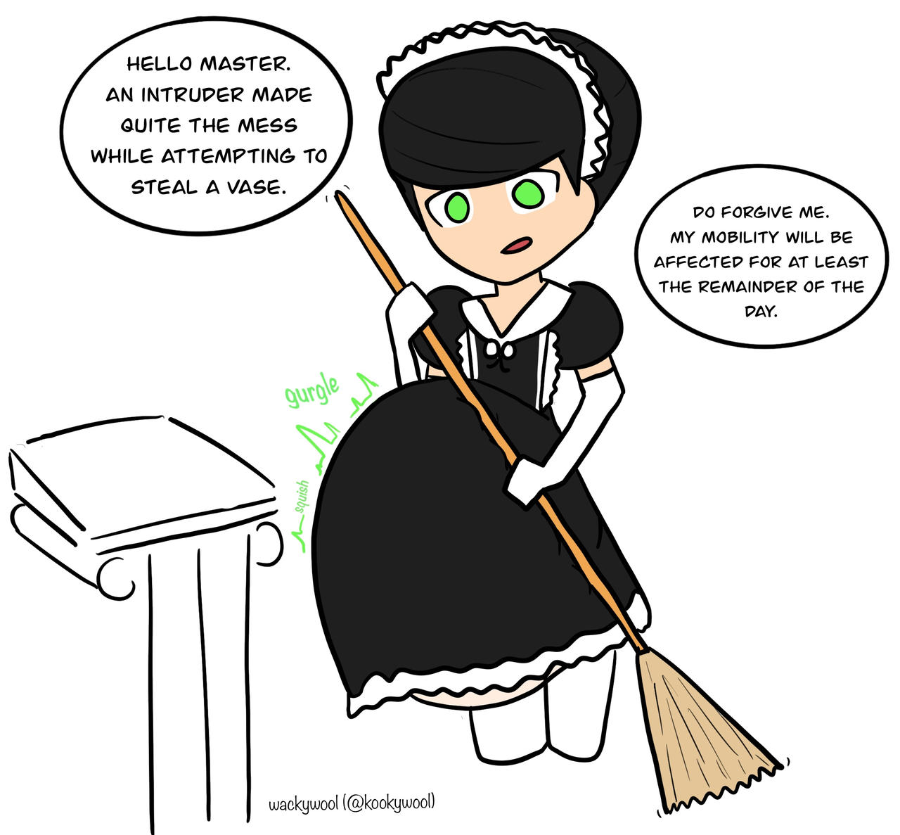 Deviantart Robber Maid Captures Robber by wackywool on DeviantArt