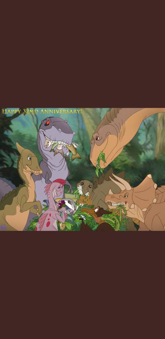 Land Before Time 32 Anniversary By Thunderwolf1930 On DeviantArt land-before-time-32-anniversary-by-thunderwolf1930-on-deviantart