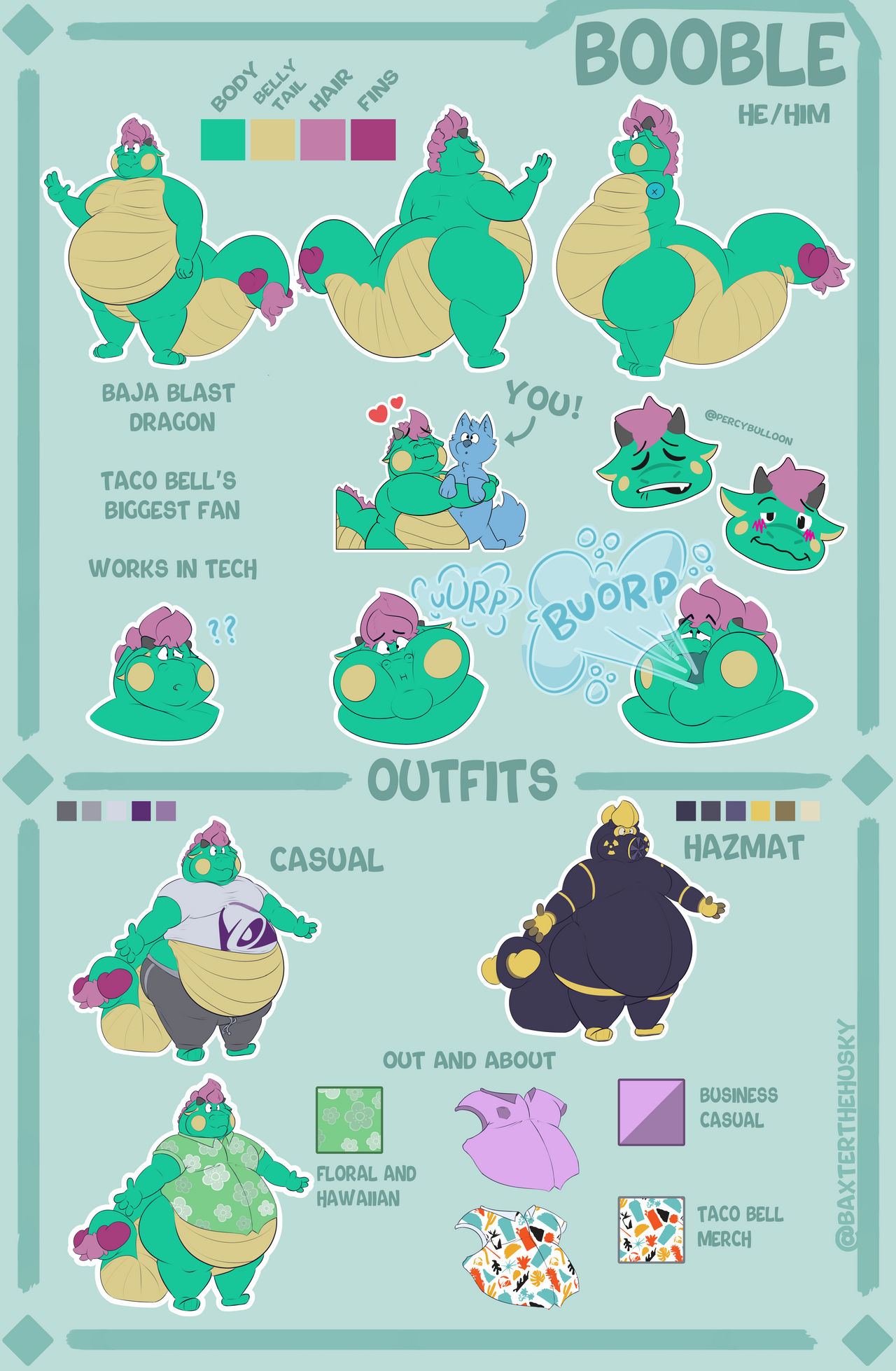 Booble Reference Sheet By Baxter117 On DeviantArt booble-reference-sheet-by-baxter117-on-deviantart