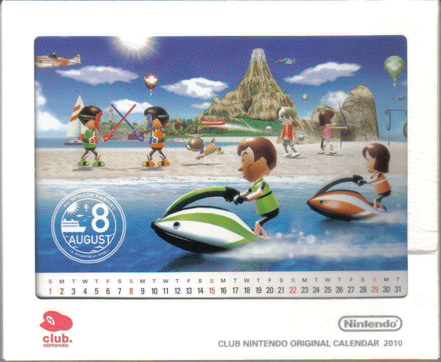 Ninten Calendar - August