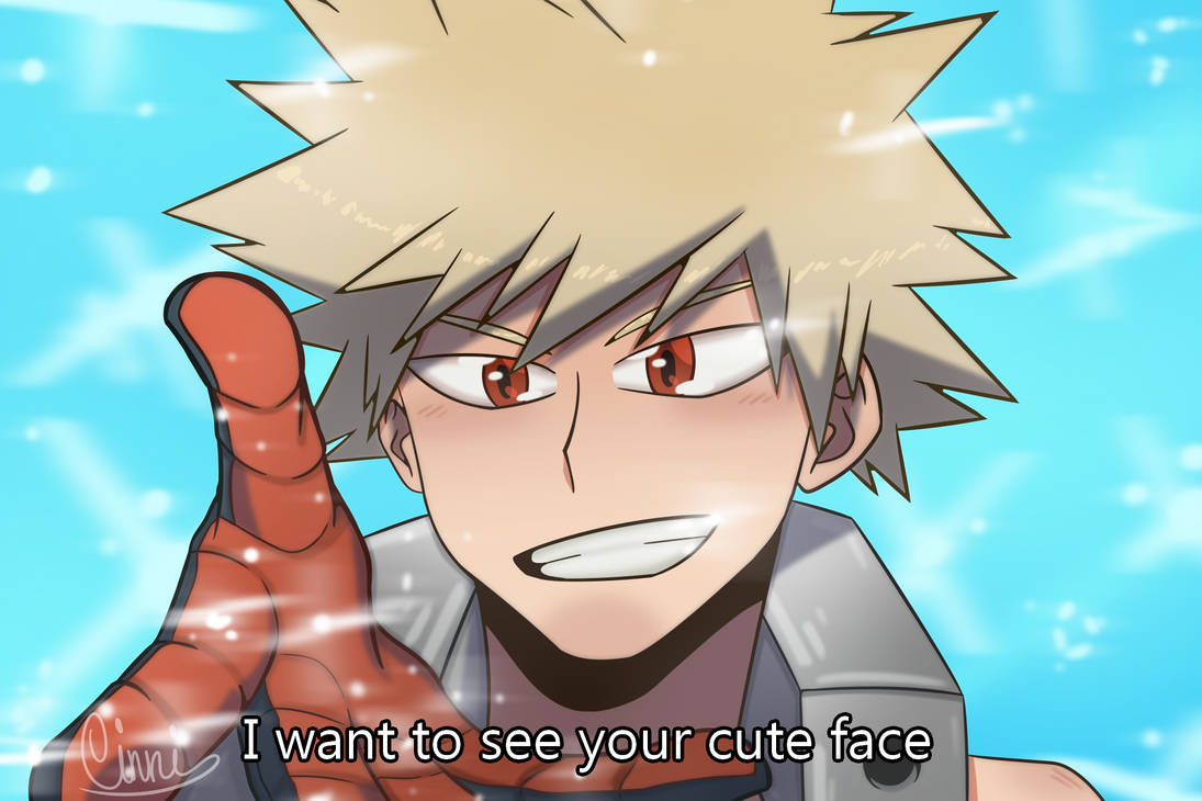Bnha Bakugou: I want to see your cute face Redraw by CinniBunii on ...