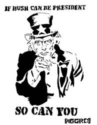 Uncle Sam Stencil