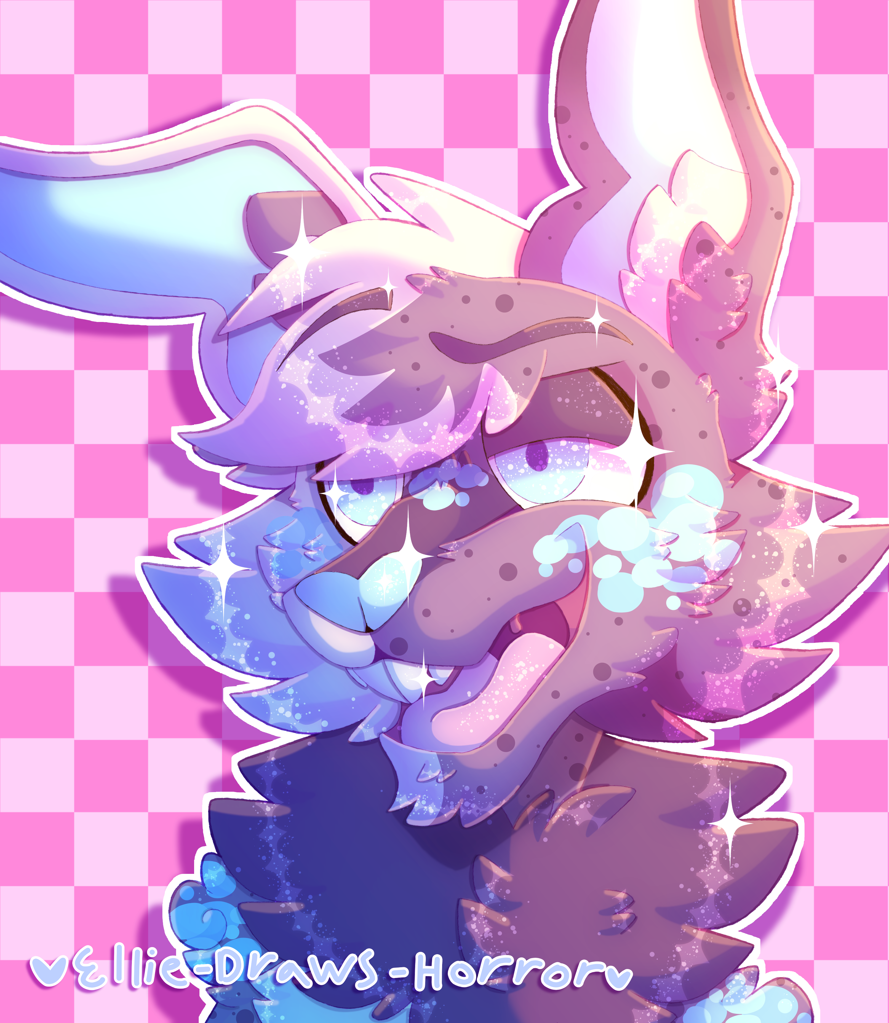 Horror Raspberry Blue Raspberry (C) by Ellie-Draws-Horror on DeviantArt