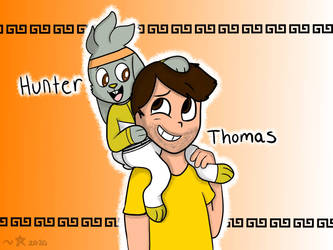 Thomas and Hunter (Commission)