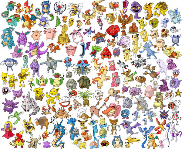Pokemon Generation One by Hanogan on DeviantArt