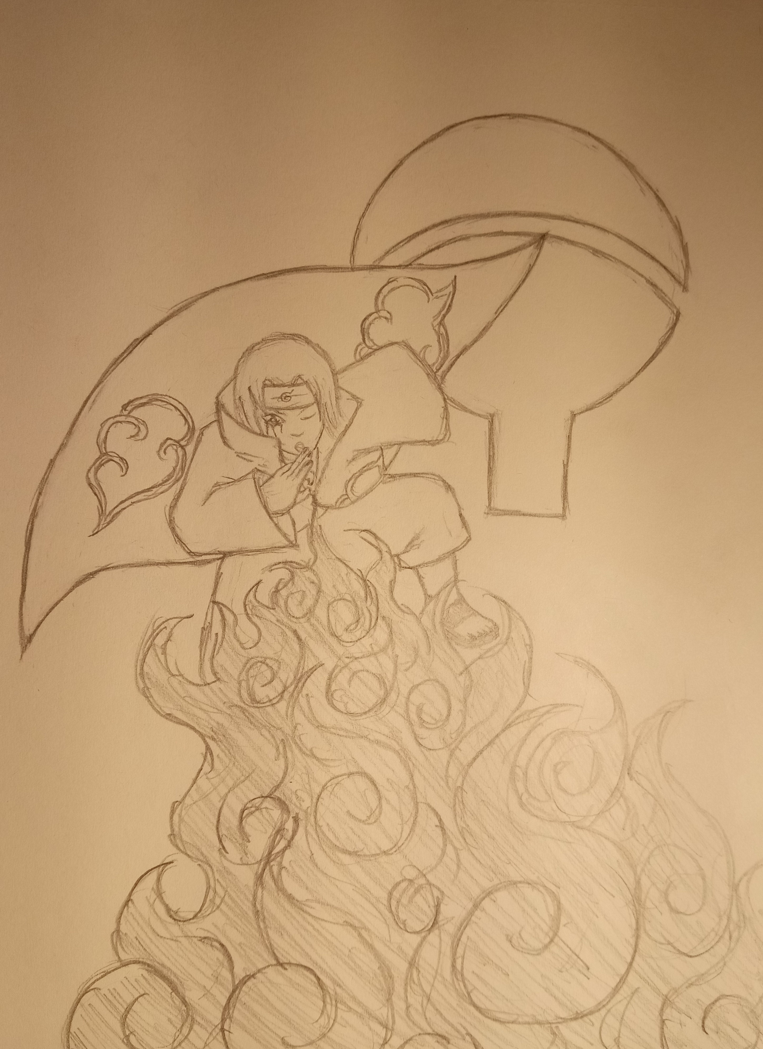 Itachi Using Jutsu Drawing Hidden Jutsu: Dark Flame Descent - Itachi Uchiha by GeneralTempest on ...