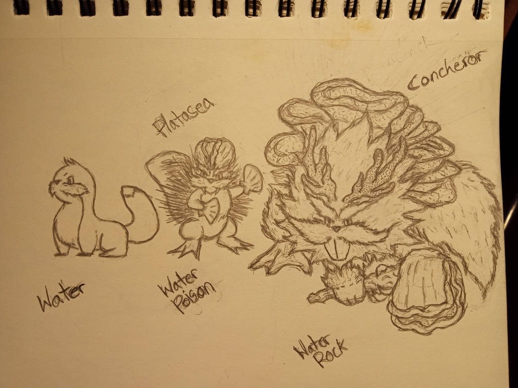 Water Vari Evolution Pokemon Starter Water Evolutions by GeneralTempest on DeviantArt