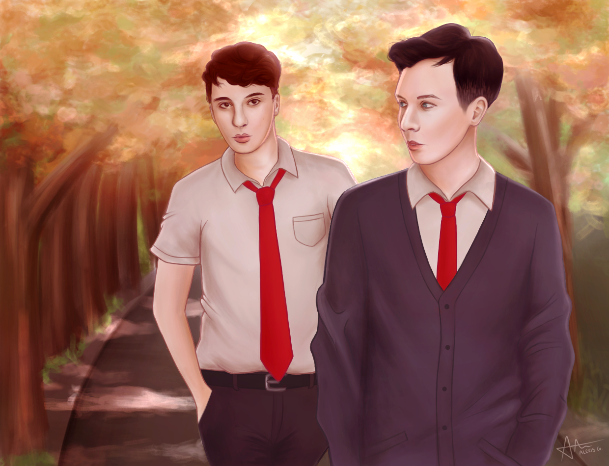 Dan and Phil 2019 Fan Art Calendar SEPTEMBER by lexbug11 on DeviantArt