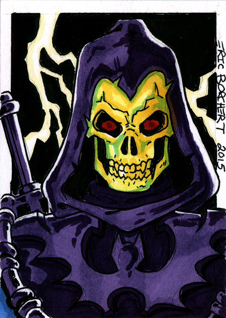 Skeletor Sketch Card 2015