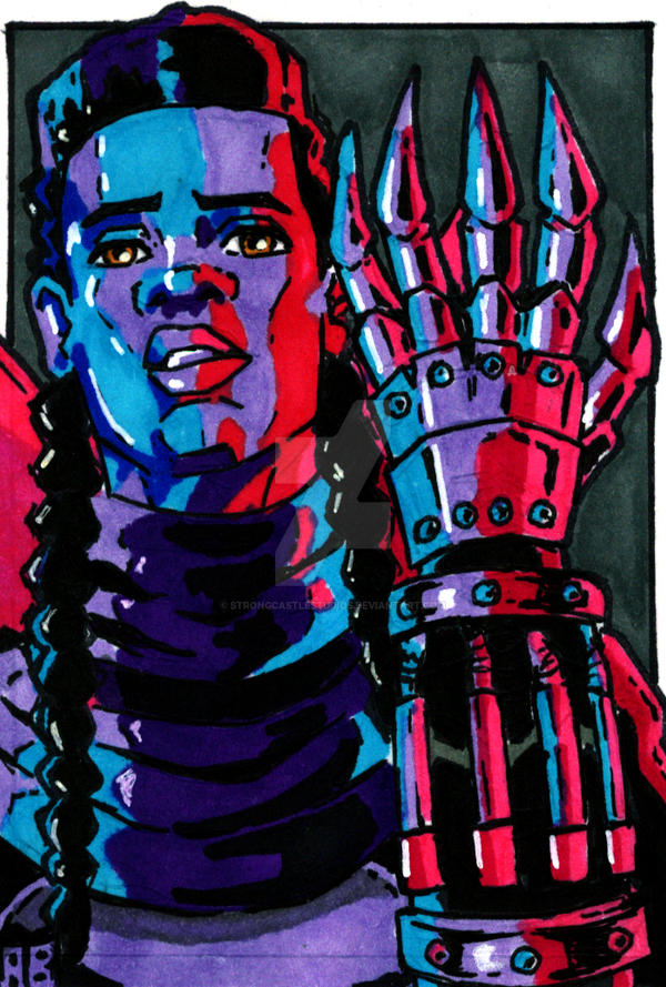 Miles Morales Prowler Sketch Card