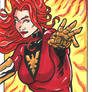 Dark Phoenix Sketch Card