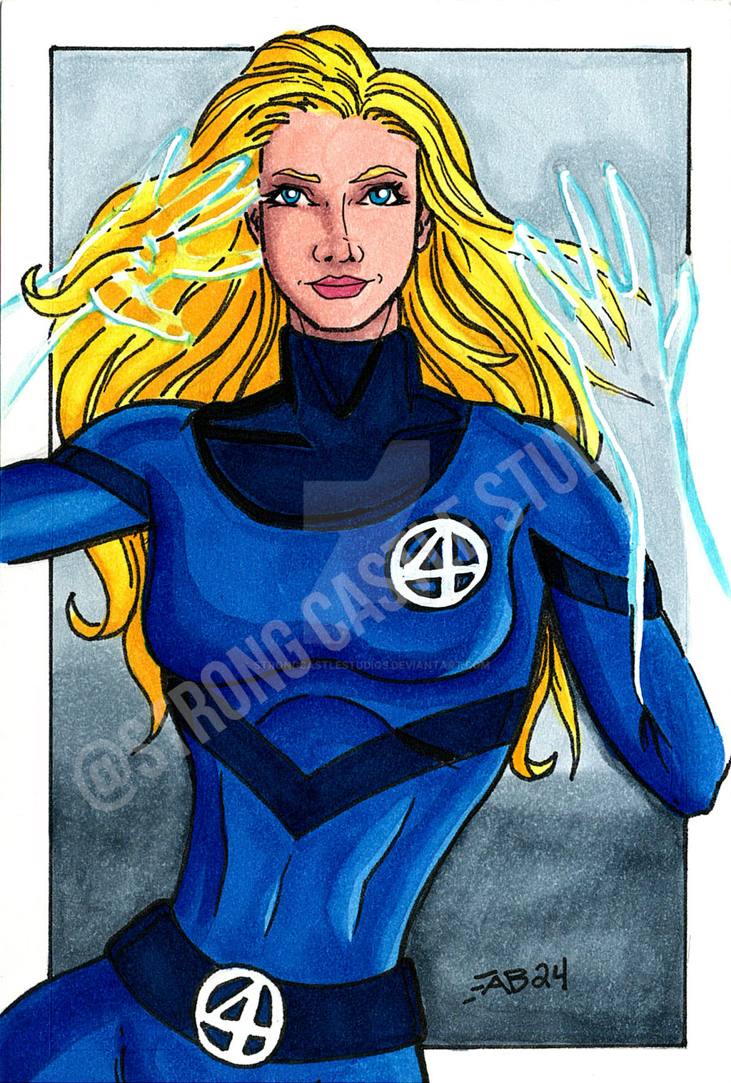 Invisible Woman 4x6 300dpi watermark by StrongCastleStudios on DeviantArt