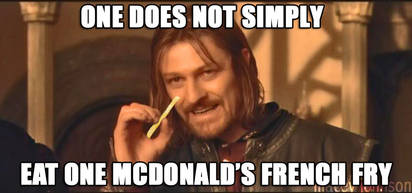 ONE DOES NOT SIMPLY...