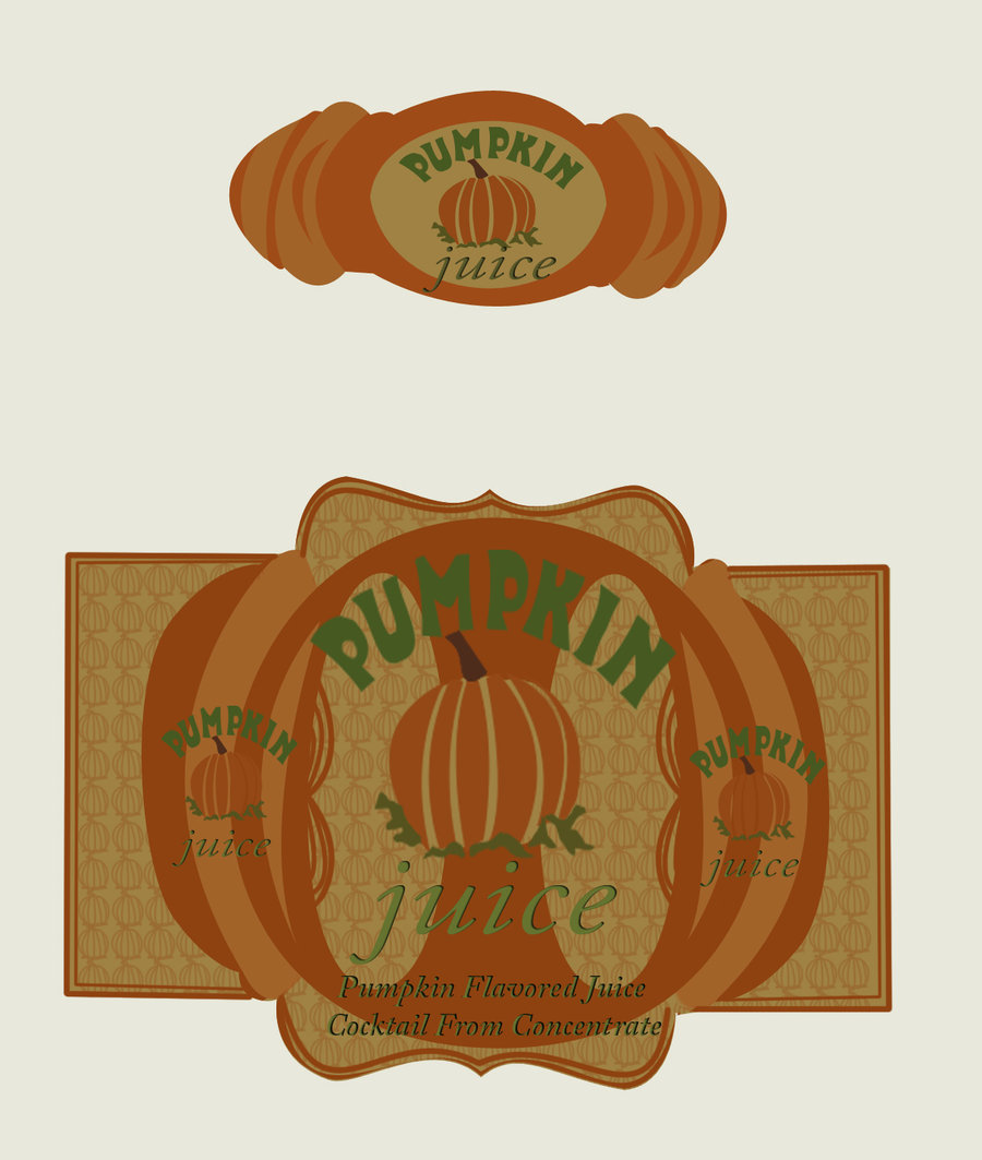 Harry Potter Pumpkin Juice Label