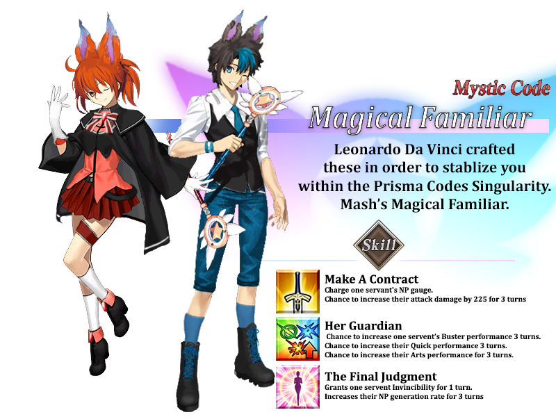 FATE Grand Order - Mystic Code: Magical Famillar by LazzXion-Keyblade
