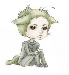 chibi Tom Riddle, colored