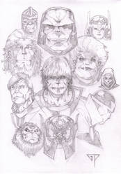 New Gods pencils