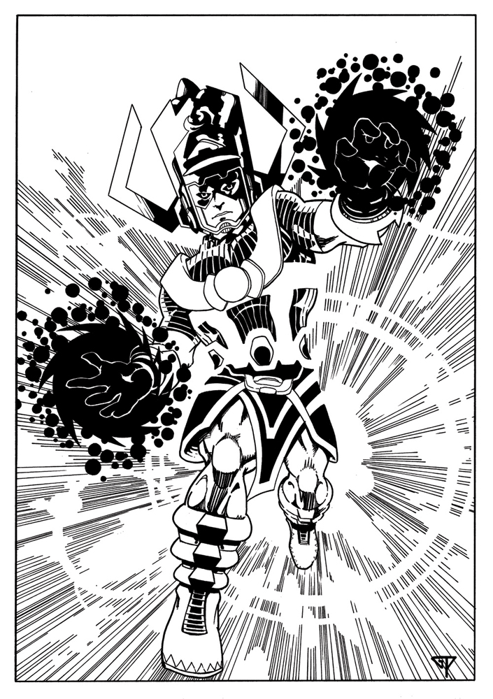 Galactus - the print - portfolio KIRBY and ME