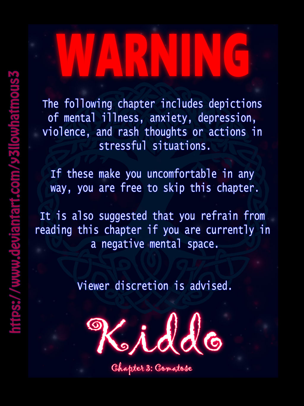 Chapter 3 :Viewer Discretion Is Advised by Y3llowHatMous3 on DeviantArt
