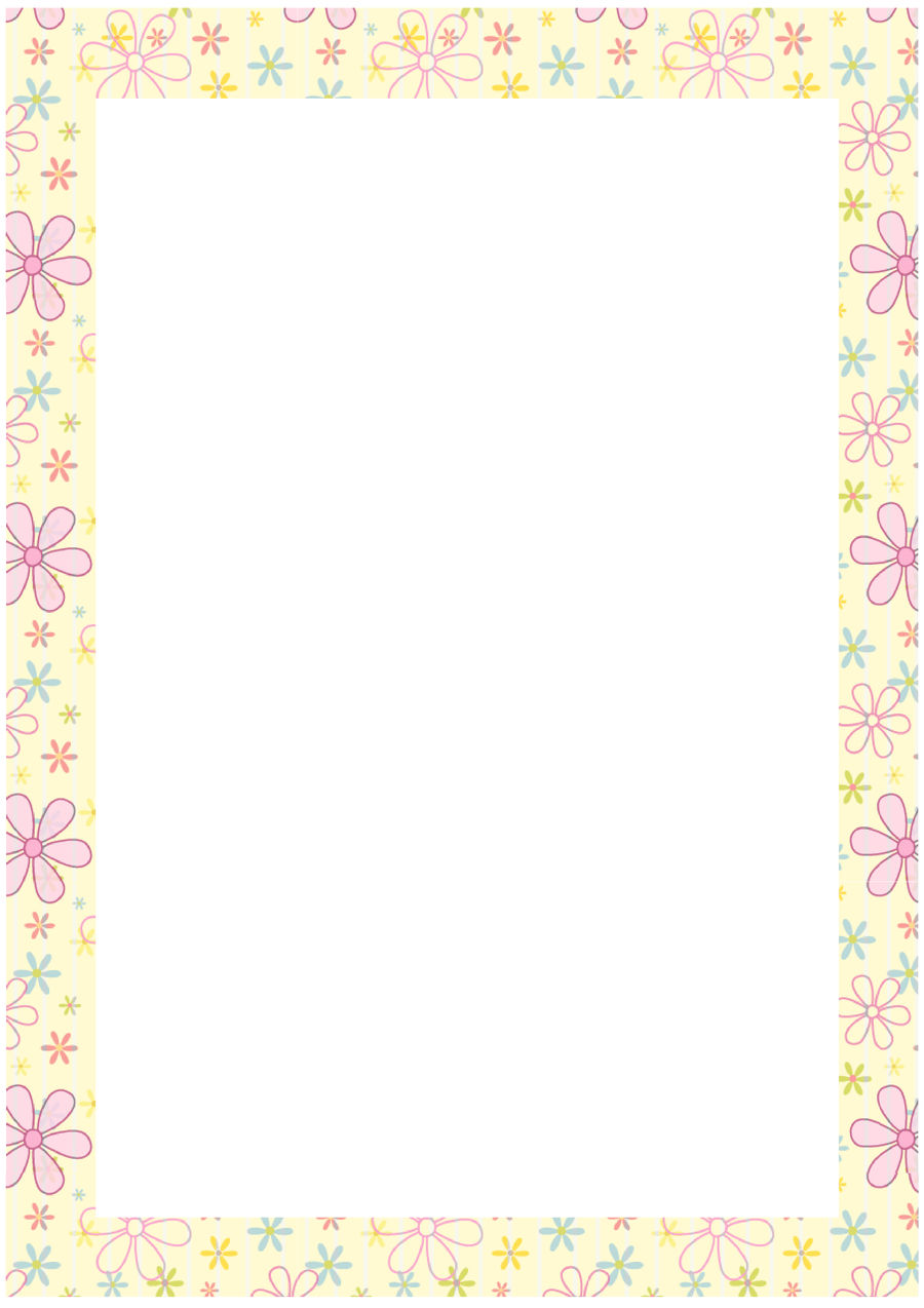 Free stationary -flower border by cpchocccc on DeviantArt free-stationary-flower-border-by-cpchocccc-on-deviantart