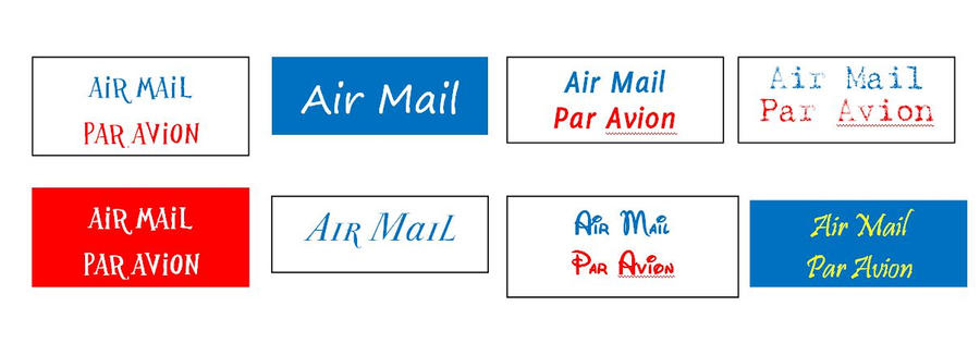 Airmail Labels By Cpchocccc On DeviantArt