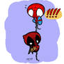 spiderman, deadpool