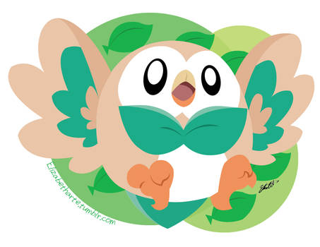 Pokemon Rowlet Robe Explore the Best Rowlett_fanart Art | DeviantArt