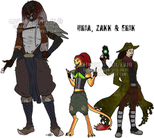 New Outfit Series - 2 - Uria, Zakk and Erik